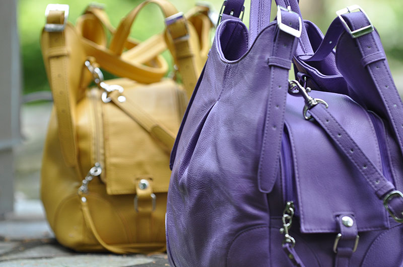 Mustard Yellow & Purple