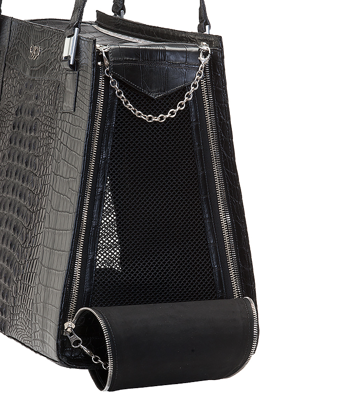 Double Layered Side Flap - Solid Leather Layer & Mesh Layer