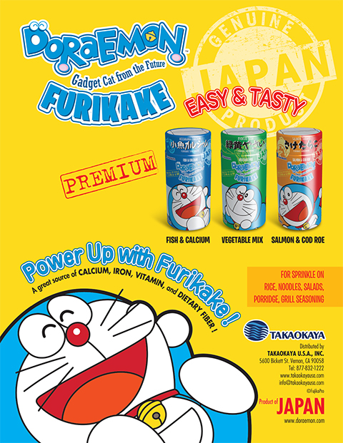 Takaokaya Doraemon Furikake Flyer