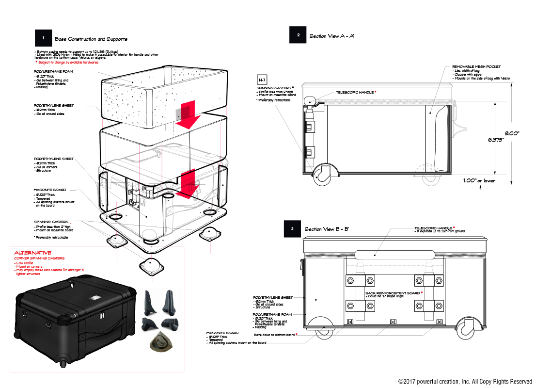 Pet Suitcase Sketches 06