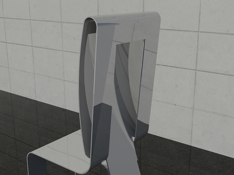 Sheet Metal Chair - Tripod