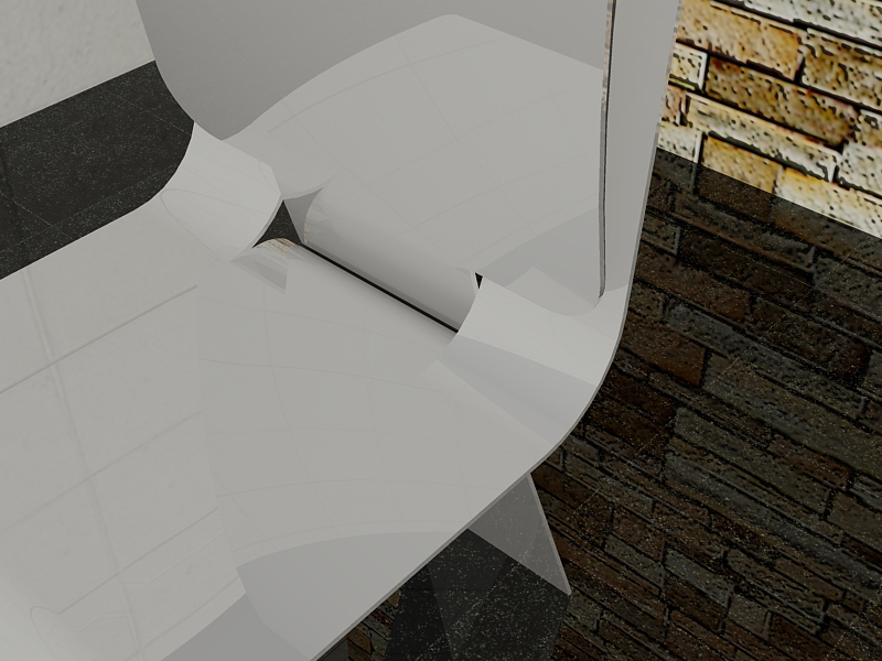 Sheet Metal Chair - Tripod